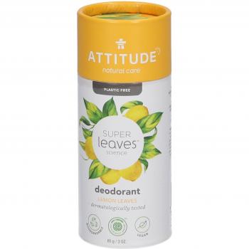 Attitude Super Leaves Déodorant Solide sans Sels d’Aluminium aux Feuilles de Citron 85 g