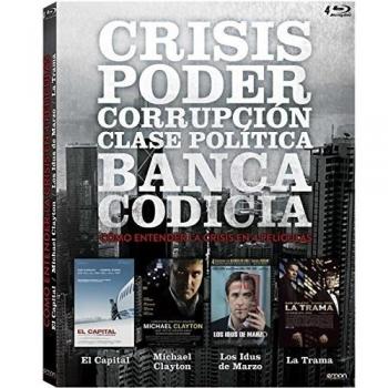 Como Entender La Crisis: El Capital, La Trama (Broken City), Los Idus De Marzo, Michael Clayton [Blu-ray]