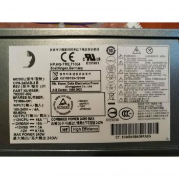 HP ProDesk 800 G1/G2 240W Power Supply