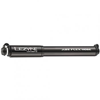 Lezyne Lite Drive HP Mini Bike Pump (Black, Size S)