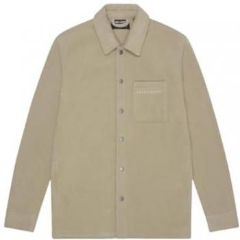 Fleece-Overhemd mit Lyle & Scott Stickerei