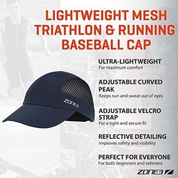 Zone3 Reflective Silver Running Cap