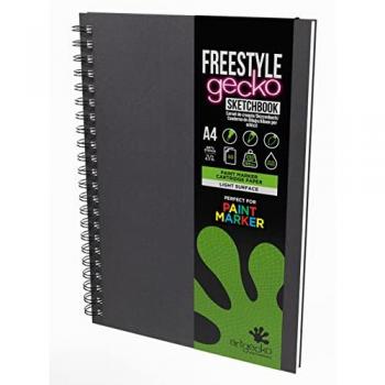 Artgecko Freestyle Hardback Sketchbook A4 250gsm 30 Sheets