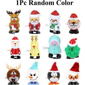 Cute Spring Clockwork Santa Snowman