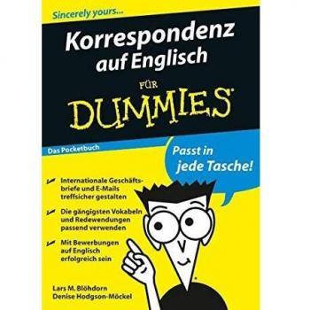Korrespondenz auf Englisch für Dummies Das Pocketbuch
