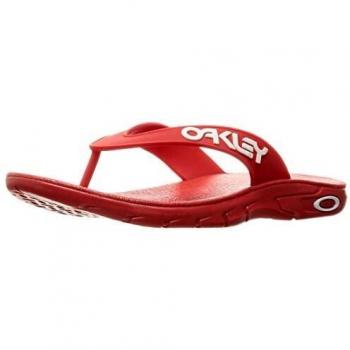Oakley Hombres B1B Flip Sandals, Rojo (High Risk Red), 46 EU