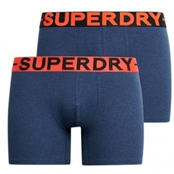 Bóxer Superdry marino con logo (2 unidades)