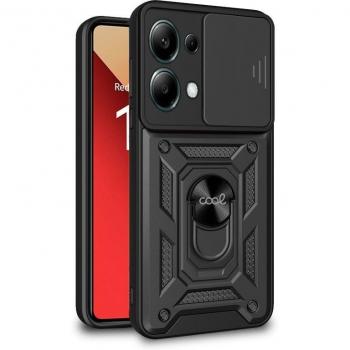 Coque noire avec anneau pour Xiaomi Redmi Note 13 Pro / Poco M6 Pro