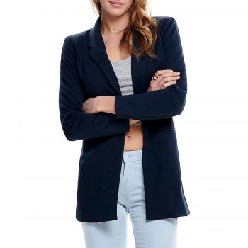 Only Onlcarolina L/s Long Blazer TLR, Chaqueta de Traje para Mujer, Azul Blue Nights, 40