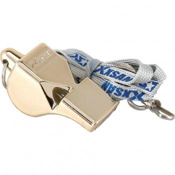 Silbato Deportivo de Acero Inoxidable con Cordón Extra Firme