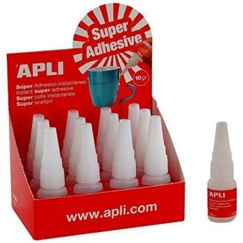 Lote de 12 unidades. Apli Super Adhesivo Instantáneo 10g