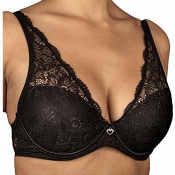 Selene Irina: sujetador negro con copa C rellena y aros en microfibra
