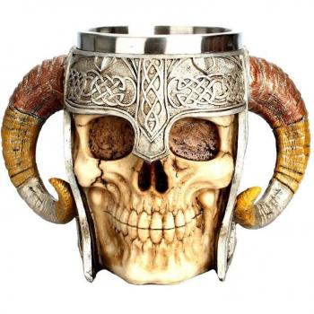 Stainless Steel Horned Coffee Mug