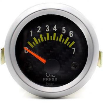 Huile Pression Manomètre 2 52 mm 0‑7 Bar Dual Display