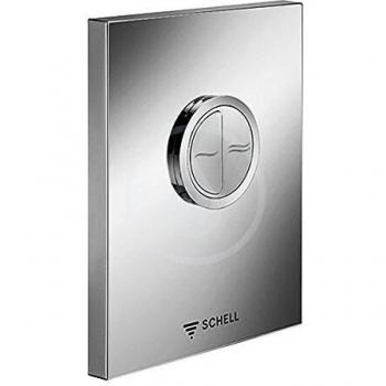 Plaque d'actionnement Schell Edition eco WC 028140699 chromé