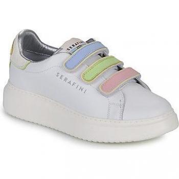 Blanc Chic : Sneakers Basses Serafini J.CONNORS pour Femmes