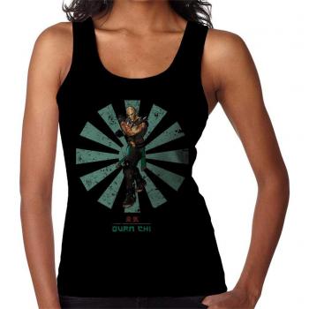 Quan Chi Retro MK Women’s Black Top