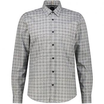 BOSS Liam Regular‑Fit Freizeit‑Hemd mit Kentkragen – XL (Anthrazit)