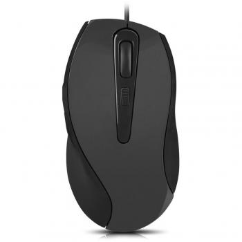 Speedlink AXON Desktop‑Maus mit 5 Tasten, USB‑USB‑Port, grau & rutschfest