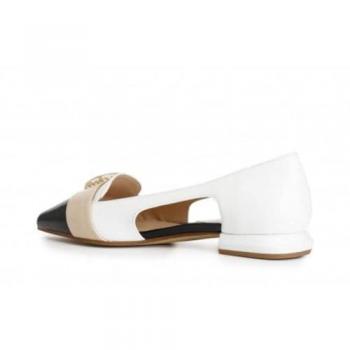 Ed4004 Ballerina de Piel y Puntera