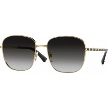 Soleil Valentina Femme VA2046 30028G, Monture Métal Or Noir Carrée Sfumée