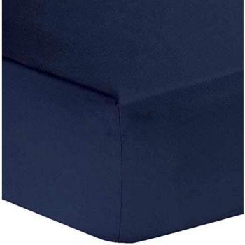 My Home Store Fitted Sheet 100% Egyptian Cotton 300TC Hotel Quality 30 cm Fitted Bedsheets (Grey, Twin)