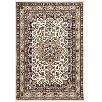 Nouristan Parun Täbriz Beige Carpet 80 x 150cm