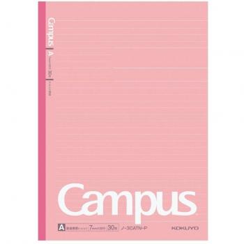 KOKUYO Campus Note Pink A-Line B5 Notepad, 30 Sheets