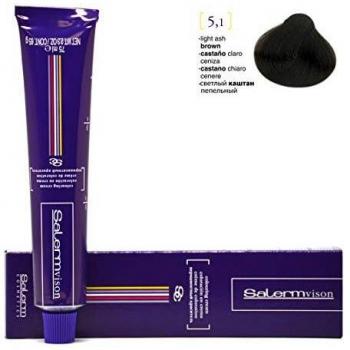 Teinture pour cheveux Salermvison N5.1 Farbstoff Light Brown Ash 75ml