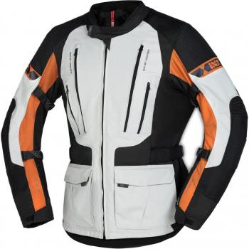 Giacca Moto In Tessuto iXS Lennik-ST Nero Grigio Marrone 4XL