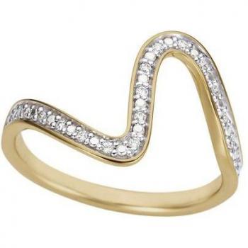 Firetti Diamantring »Goldene Schönheit mit Diamanten«