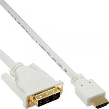 InLine HDMI Stecker auf DVI Stecker Kabel, 5m