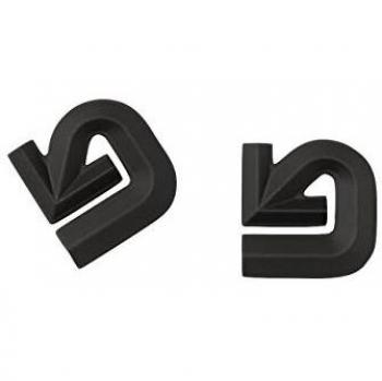 Burton Logo Mat in Alluminio, Antiscivolo, Nero, Taglia Unica