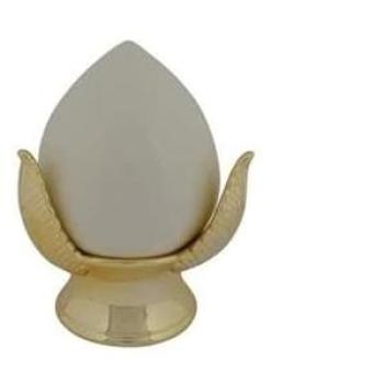 PUMO 587720: 22 cm bianco, base aurea