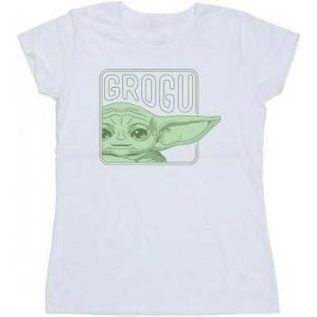 T-shirt bianca Star Wars The Mandalorian Grogu Box XXL