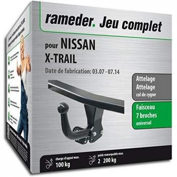 Rameder Attelage Nissan X-Trail avec Outil + Faisceau 7 Broches