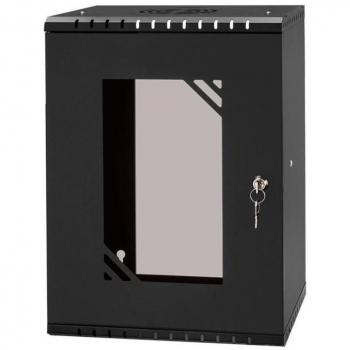 Netrack ECO-Line 9U Wandserver-Schrank 10 Zoll, Schwarz