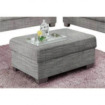 DOMO Amando Hocker mit Microfaserbezug