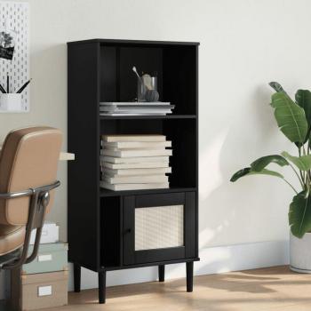 Senja Rattan Credenza Prolenta Nera 60x35x130