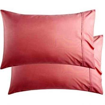 Chiusa a Busta Federe Cuscino Rosa Cipria 50x70