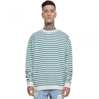 Streetwear Classic Striped Crew
