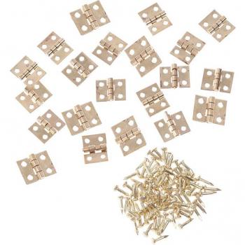 Furniture Fittings Mini Hinges 20pcs 8mm x 10mm