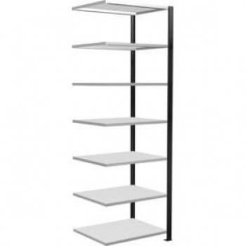 Bifront 2300x750x600 “Dark Light” – 7 Livelli in Nero/Grigio