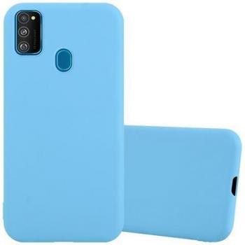 Blaues Cadorabo TPU Candy Cover Smartphone-Hülle für Galaxy M30s und M21