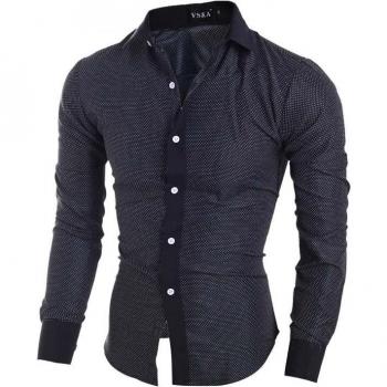 Camisa Clásica de Polka Dots para Hombre