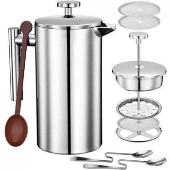 All‑Weather French Press 1000ML, 8 Cups, Double Wall