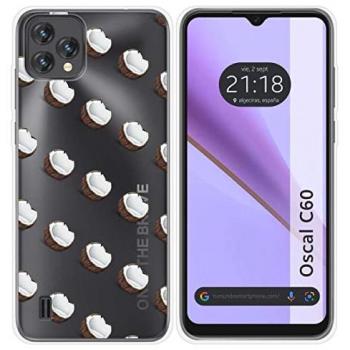 Funda Silicona Blackview Oscal C60 con Diseño de Cocos