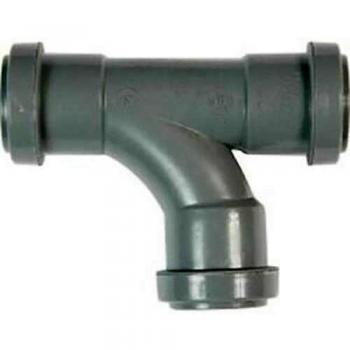 Polypipe Swept Tee 91 1/4 Degrees 32mm Grey