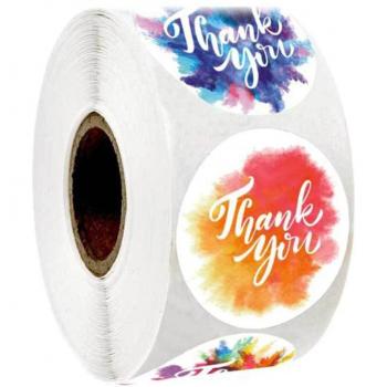 Pack Floral Acuarela 500 unidades – Sello Gratis + Etiqueta M68E