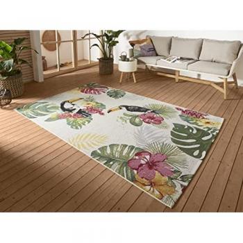 HANSE Home Wetterfester Outdoorteppich »Tropical Dream«, rechteckig, 3 mm Höhe